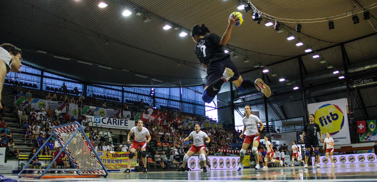 Final of the 2011 world tchoukball championships in Ferrara, Italy